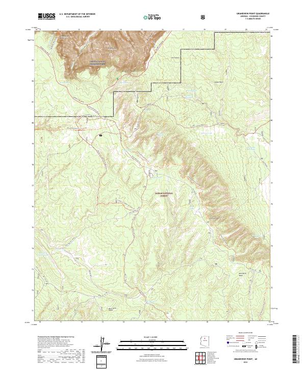 Grandview Point topographic map thumbnail