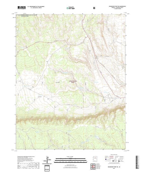 Grandview Point NE topographic map thumbnail