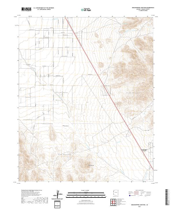 Grasshopper Junction topographic map thumbnail