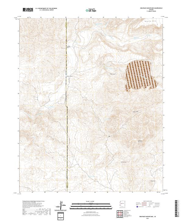 Grayback Mountains topographic map thumbnail