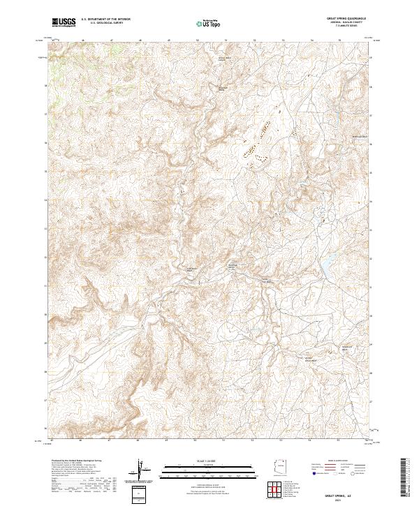 Great Spring topographic map thumbnail