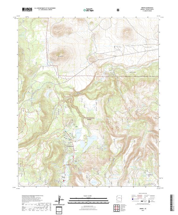 Greer 2021 topographic map thumbnail