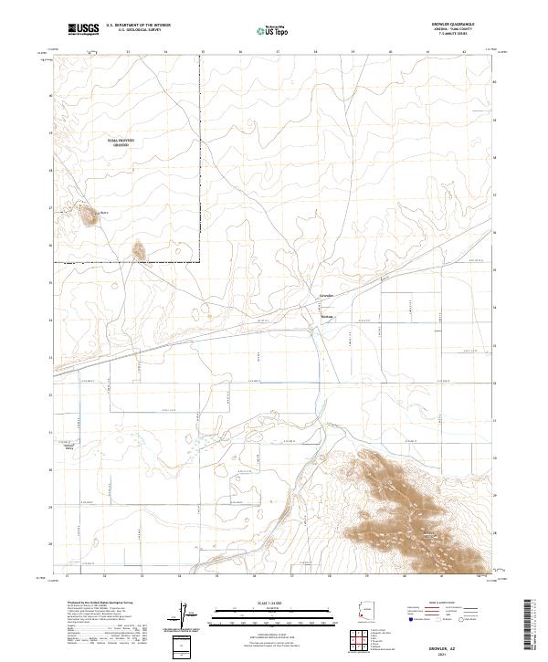 Growler topographic map thumbnail