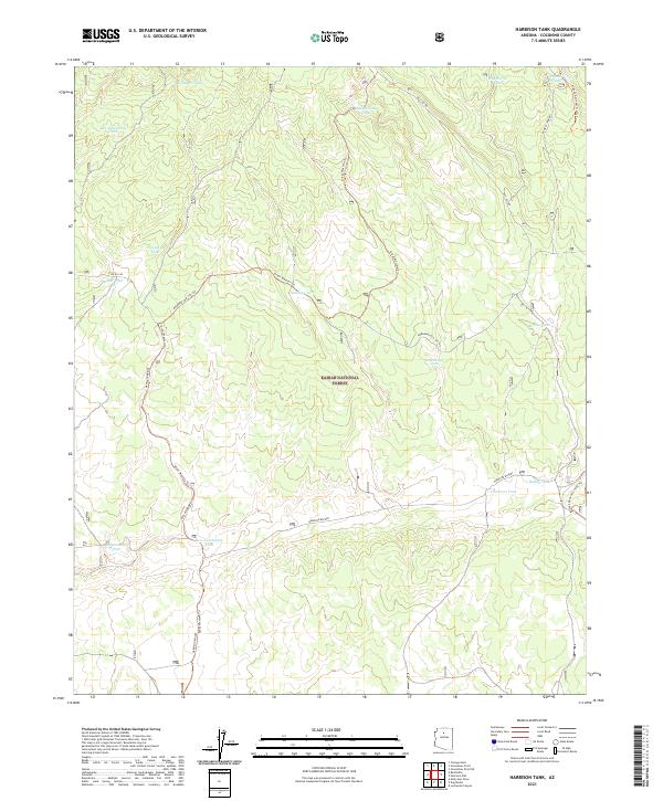 Harbison Tank topographic map thumbnail