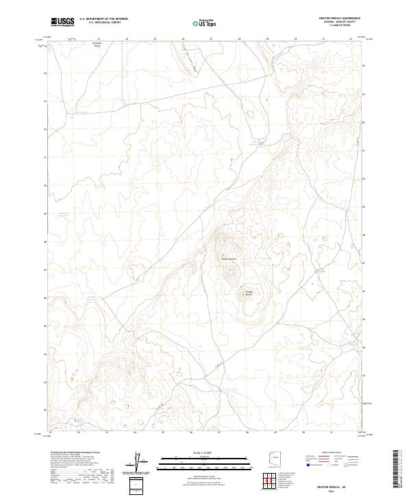 Heaton Knolls topographic map thumbnail
