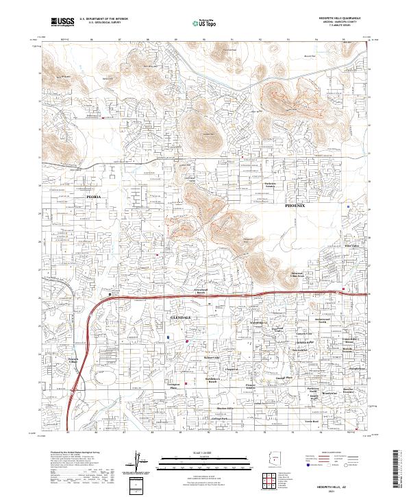 Hedgpeth Hills topographic map thumbnail