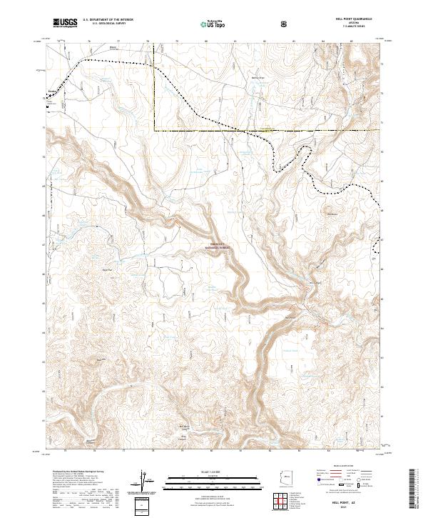 Hell Point topographic map thumbnail