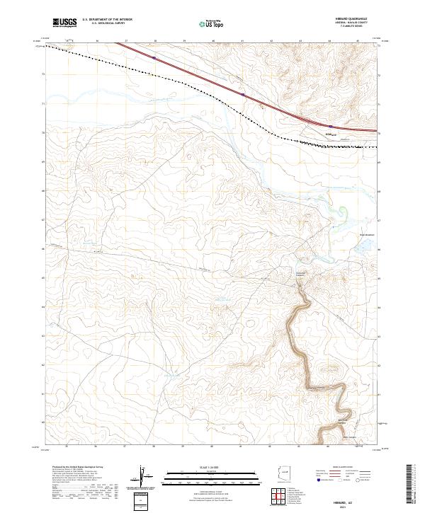 Hibbard topographic map thumbnail