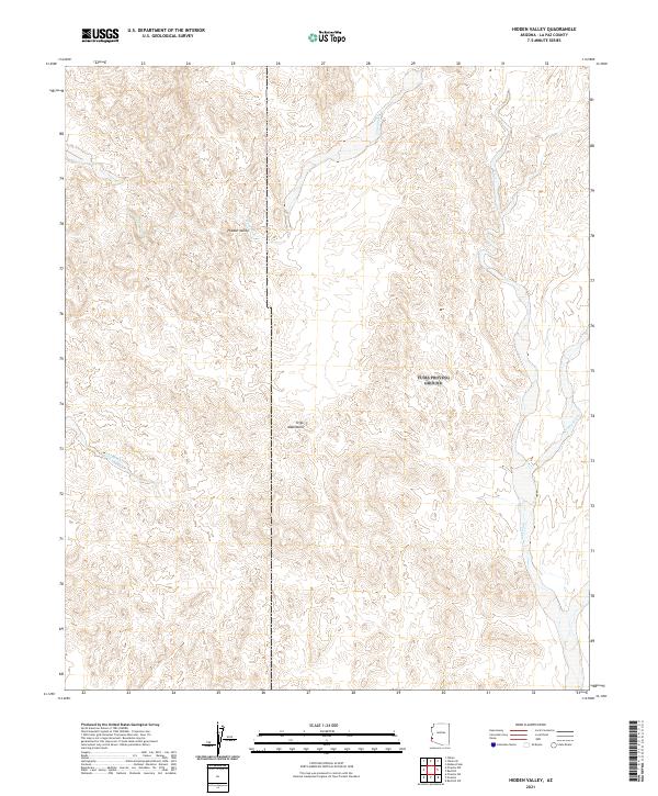 Hidden Valley topographic map thumbnail