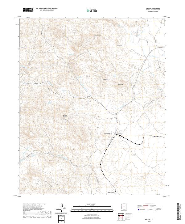 Hillside topographic map thumbnail