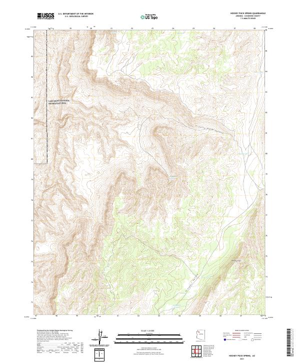 Hockey Puck Spring topographic map thumbnail