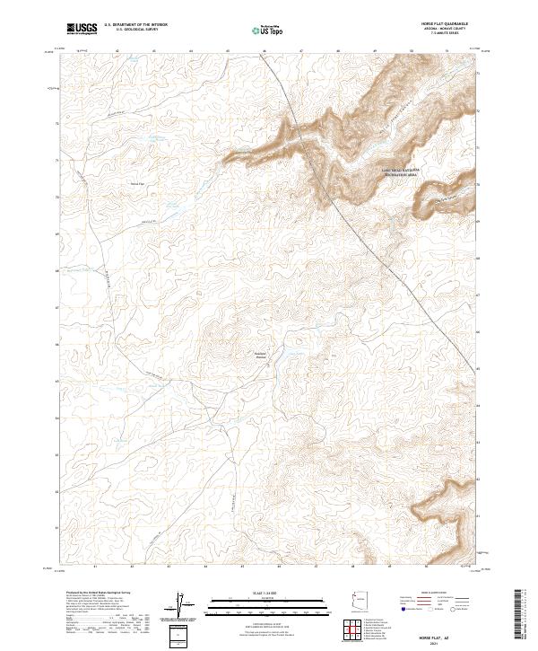 Horse Flat topographic map thumbnail