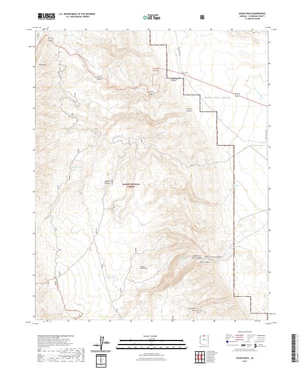 House Rock topographic map thumbnail