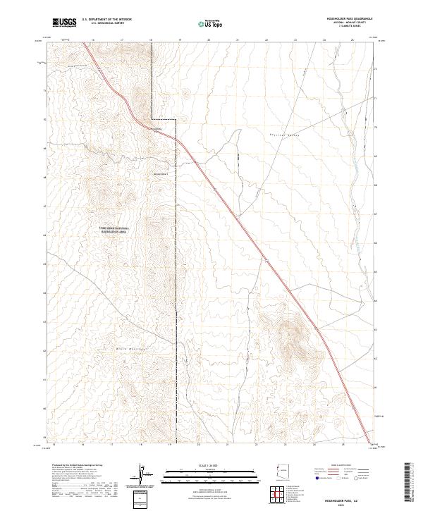 Housholder Pass topographic map thumbnail