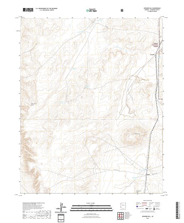 Howard Hill topographic map thumbnail