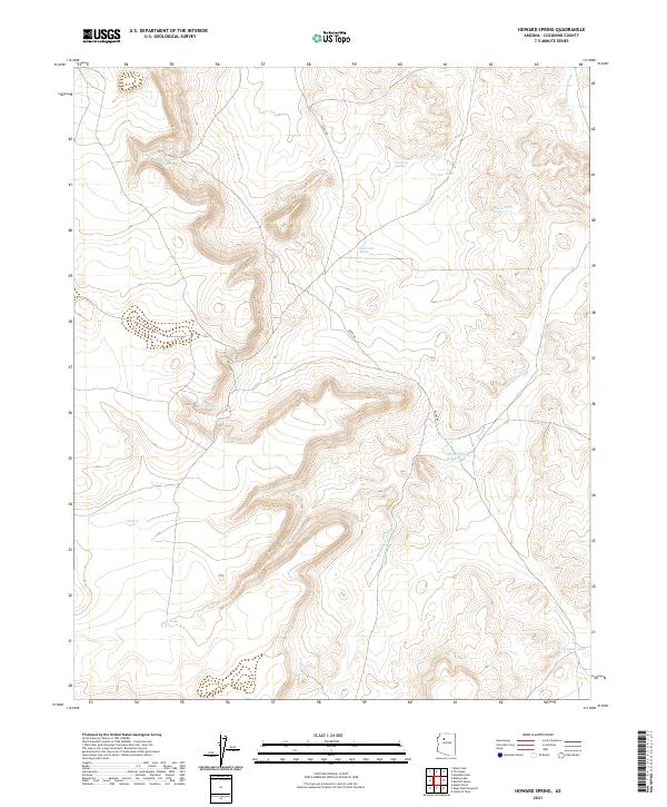 Howard Spring topographic map thumbnail