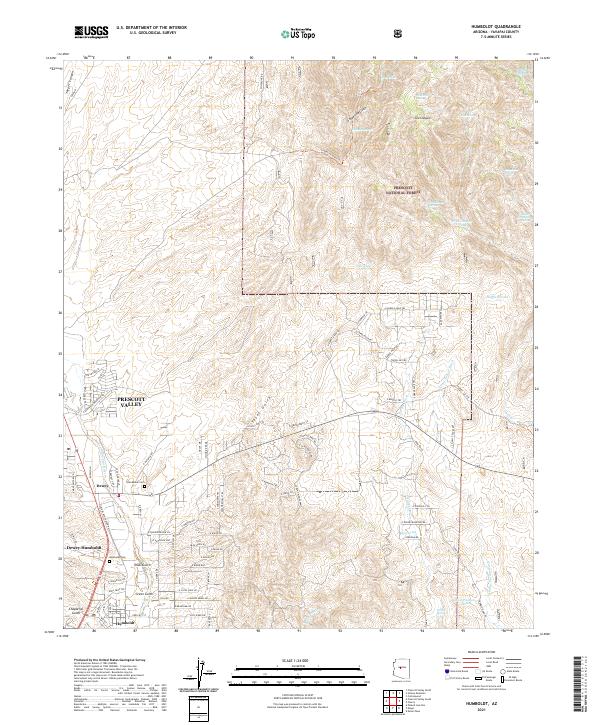 Humboldt 2021 topographic map thumbnail