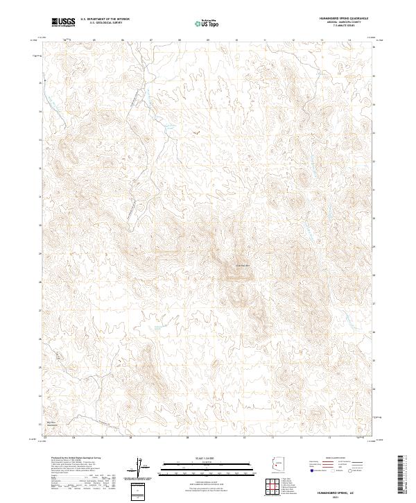 Hummingbird Spring topographic map thumbnail
