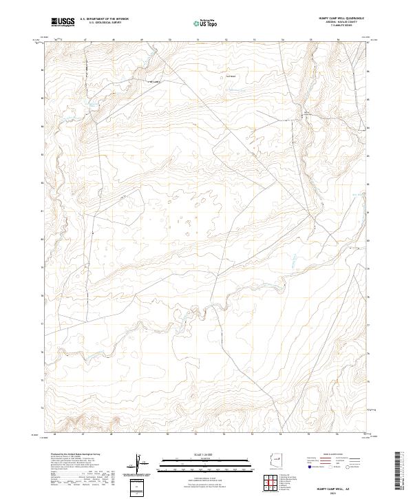 Humpy Camp Well topographic map thumbnail