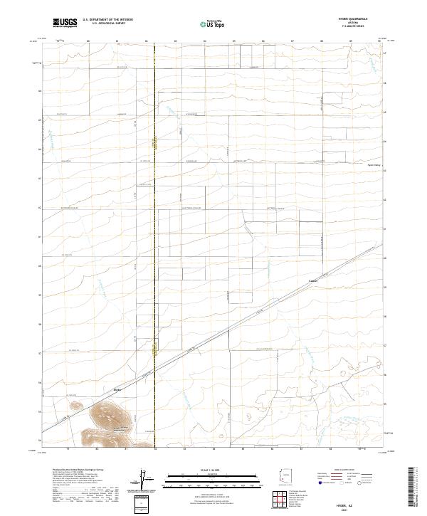 Hyder topographic map thumbnail