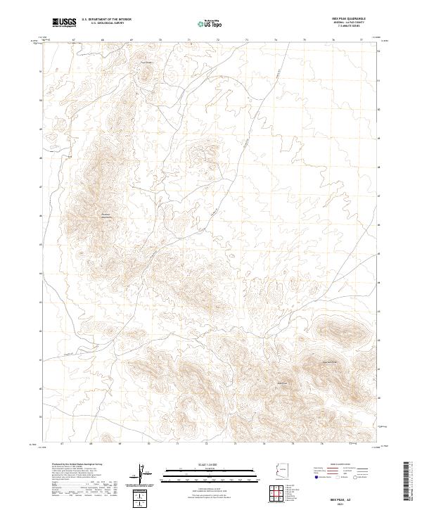 Ibex Peak topographic map thumbnail