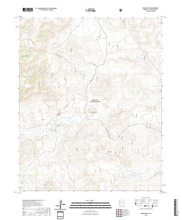 Indian Peak topographic map thumbnail