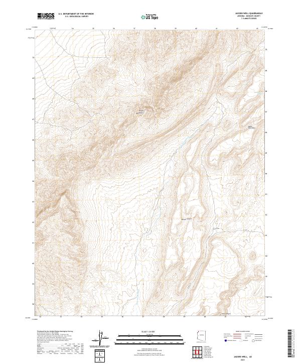 Jacobs Well 2021 topographic map thumbnail