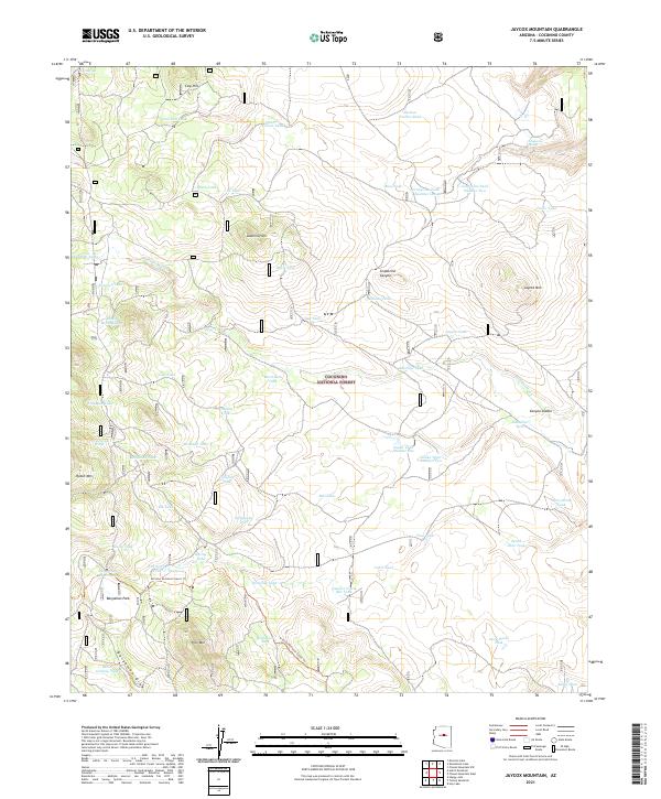 Jaycox Mountain topographic map thumbnail