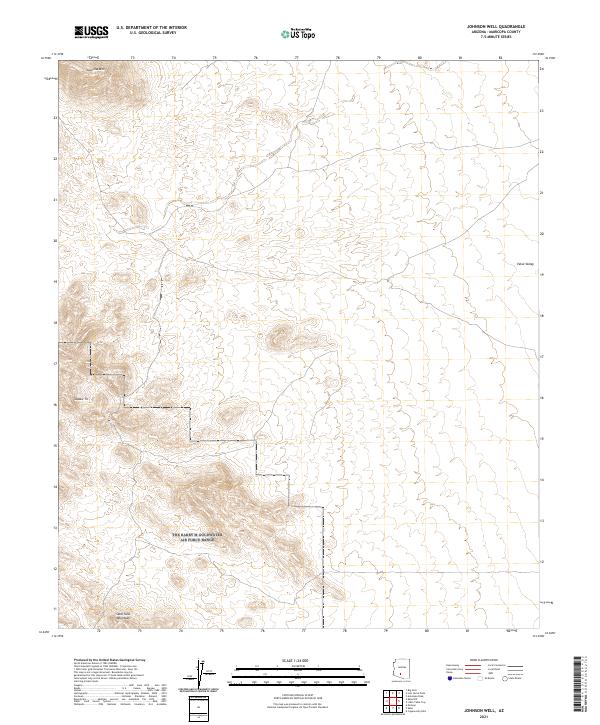 Johnson Well 2021 topographic map thumbnail