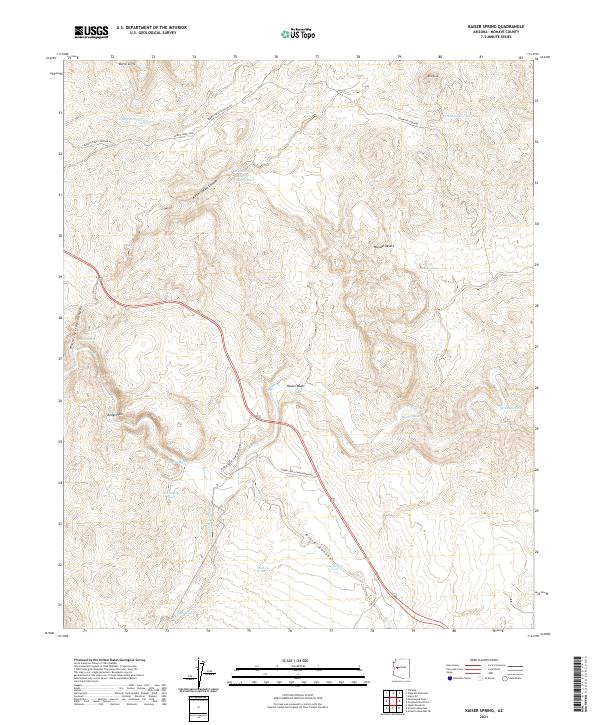 Kaiser Spring 2021 topographic map thumbnail