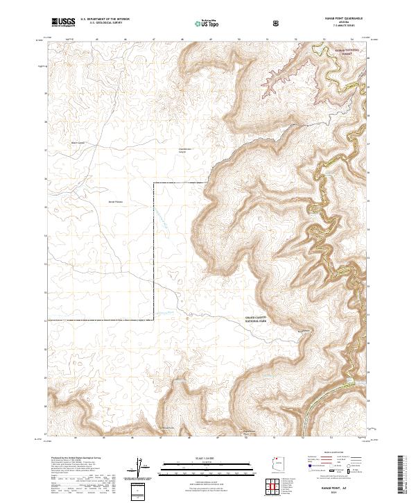 Kanab Point topographic map thumbnail