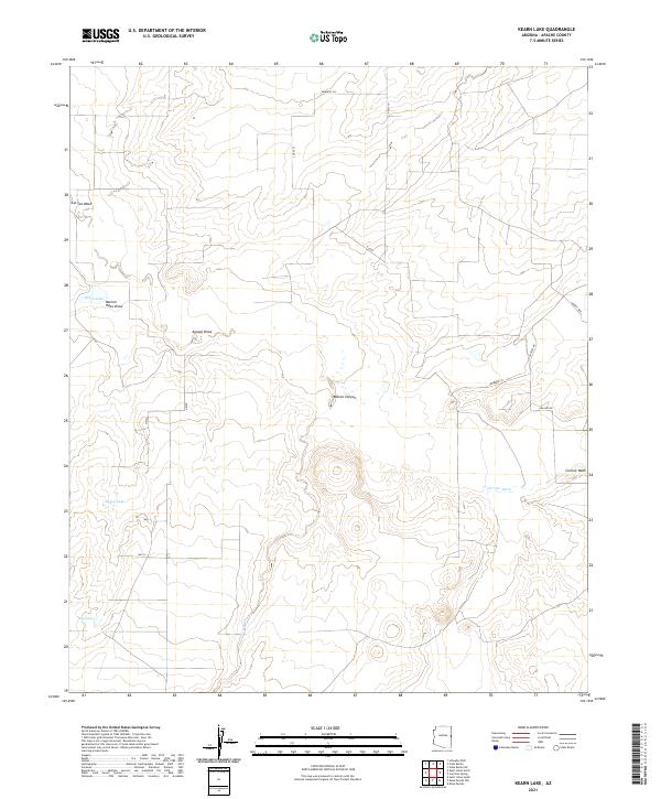 Kearn Lake topographic map thumbnail