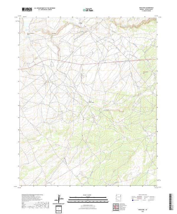 Kinlichee topographic map thumbnail