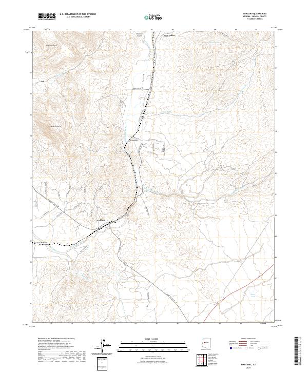 Kirkland topographic map thumbnail