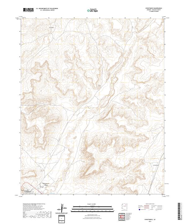 Kykotsmovi topographic map thumbnail