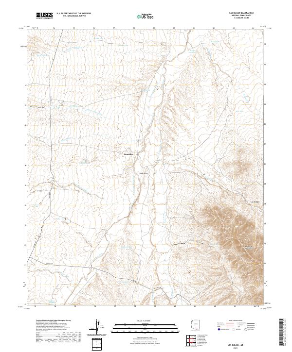 Las Guijas topographic map thumbnail