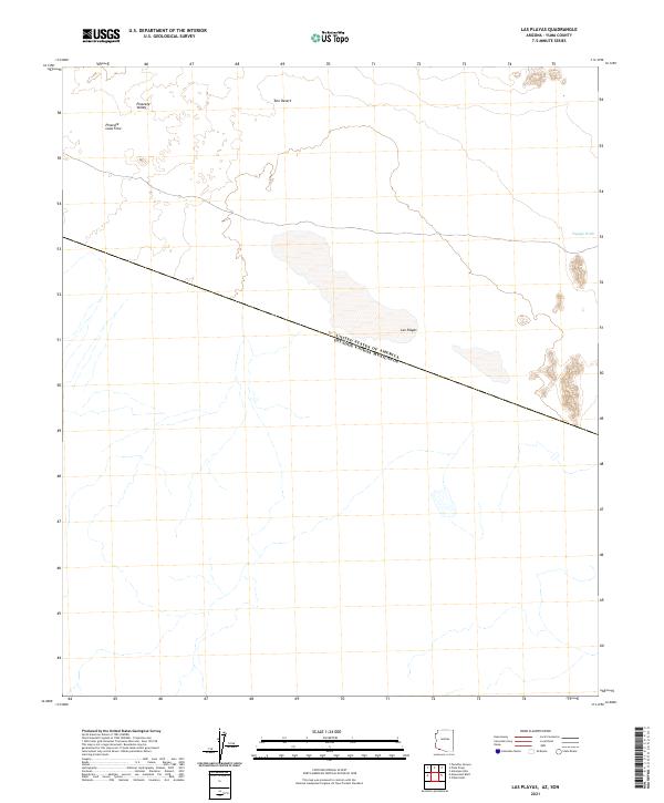Las Playas topographic map thumbnail