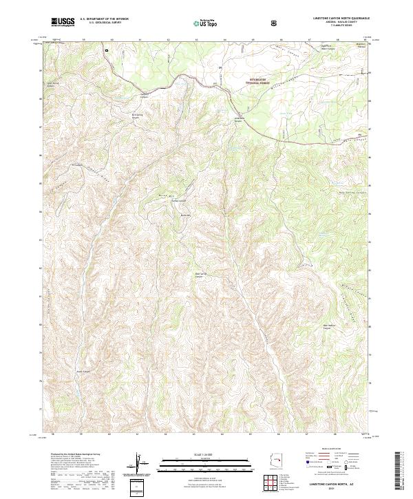 Limestone Canyon North topographic map thumbnail
