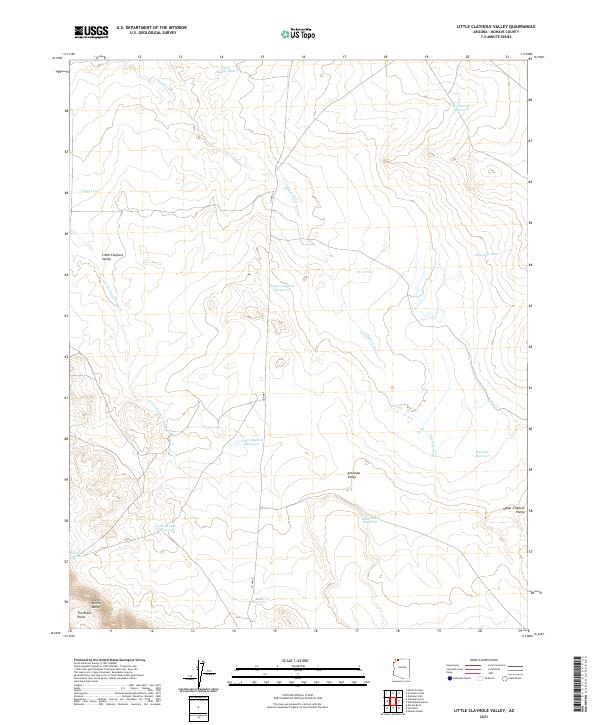 Little Clayhole Valley topographic map thumbnail