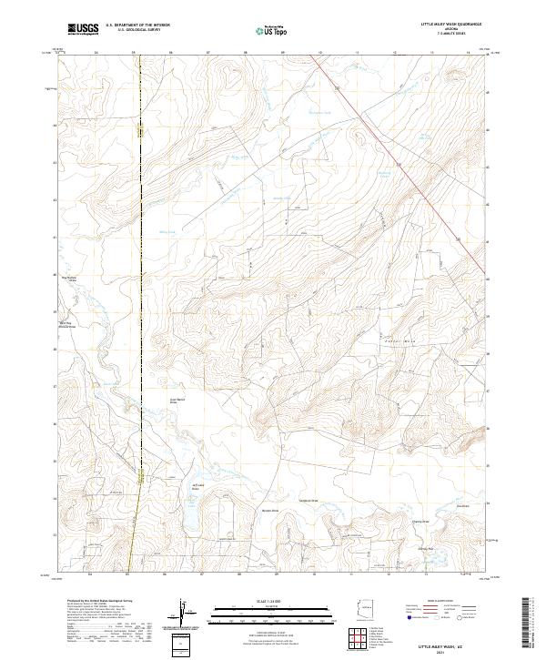 Little Milky Wash 2021 topographic map thumbnail