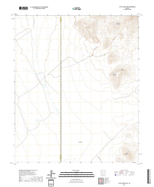 Little Table Top 2021 topographic map thumbnail