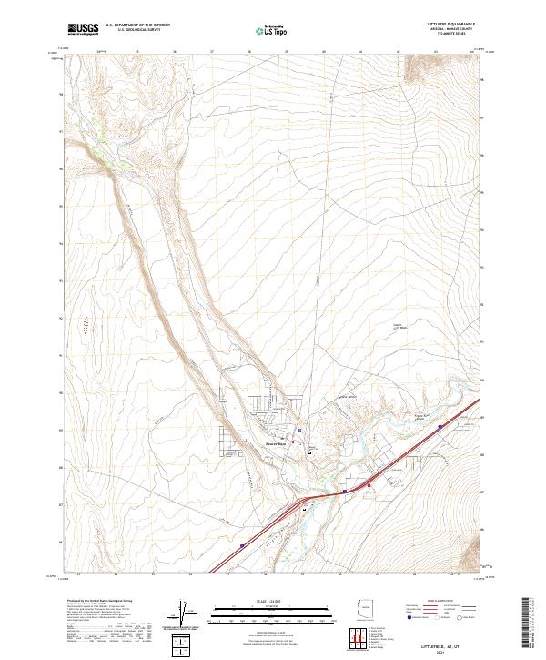 Littlefield 2021 topographic map thumbnail