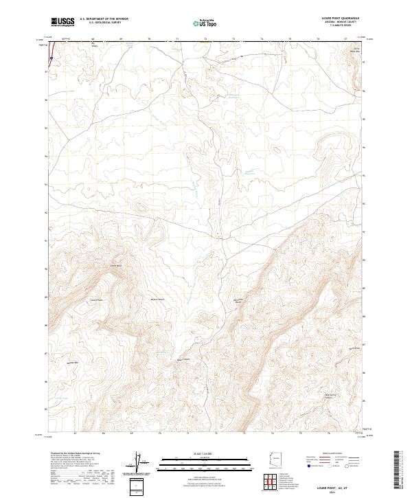 Lizard Point topographic map thumbnail