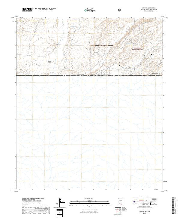 Lochiel topographic map thumbnail