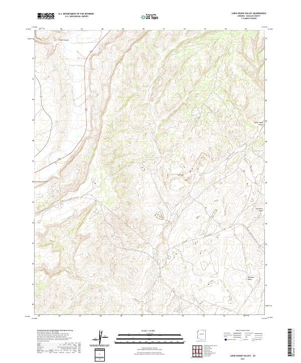 Long House Valley topographic map thumbnail