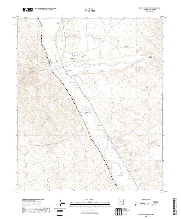 Lookout Mountain topographic map thumbnail
