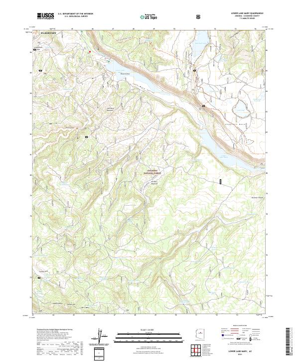 Lower Lake Mary topographic map thumbnail