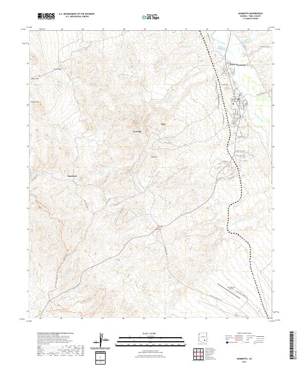 Mammoth topographic map thumbnail