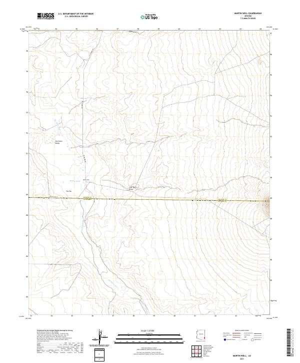 Martin Well topographic map thumbnail