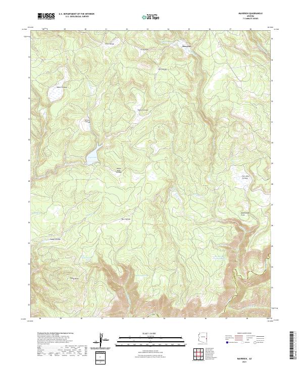 Maverick topographic map thumbnail
